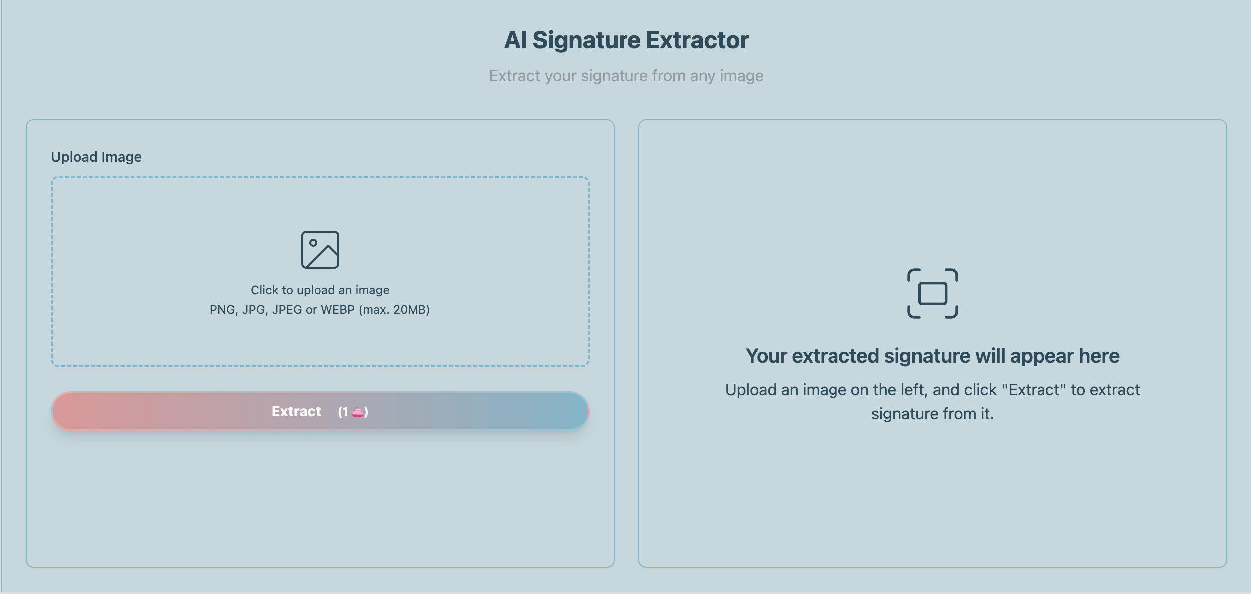 AI Signature Extractor