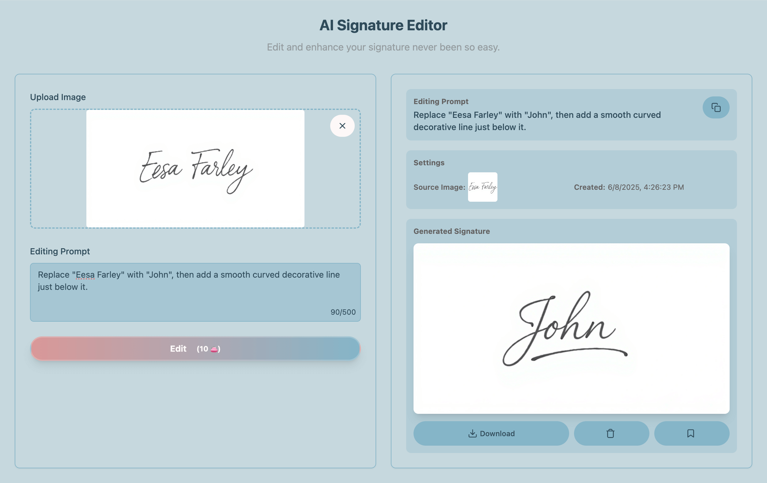 AI Signature Maker