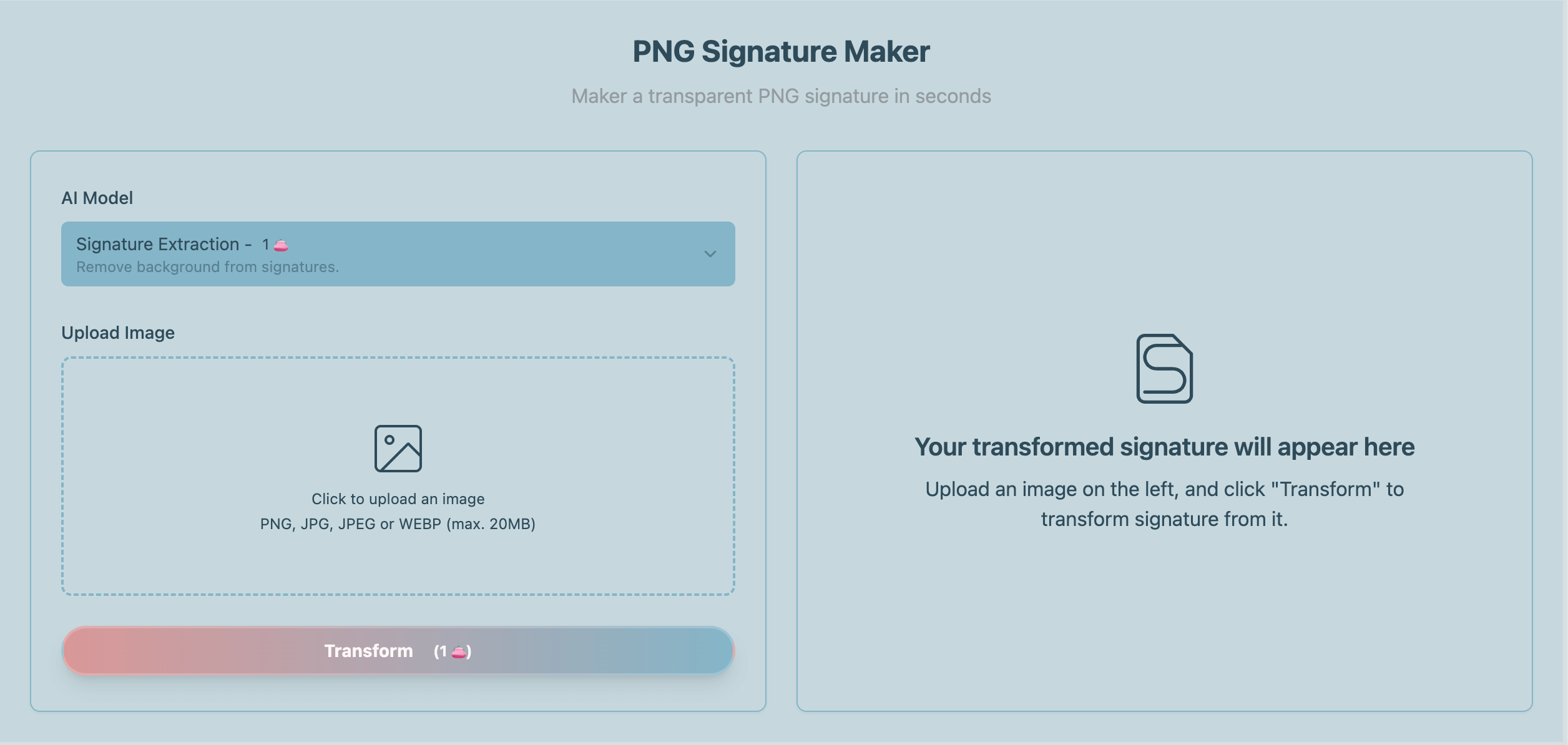 PNG Signature Maker